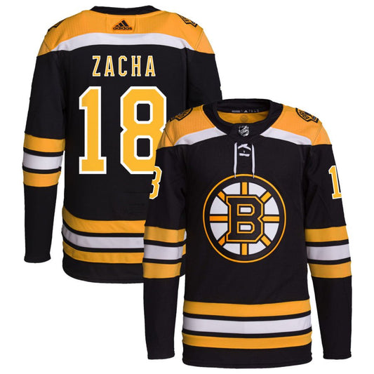 Boston Bruins #18 Pavel Zacha Black Home Authentic Pro Jersey