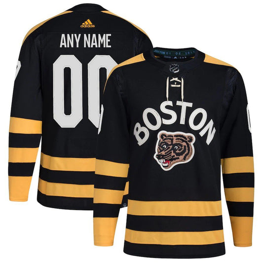 Boston Bruins #81 Dmitry Orlov  Black 2023 Winter Classic Authentic Stitched Hockey Jersey